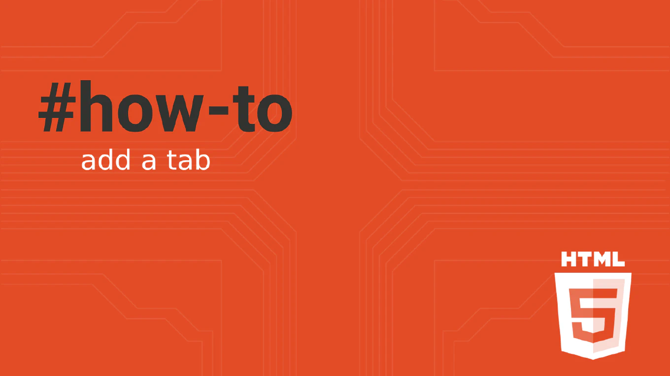 html tab